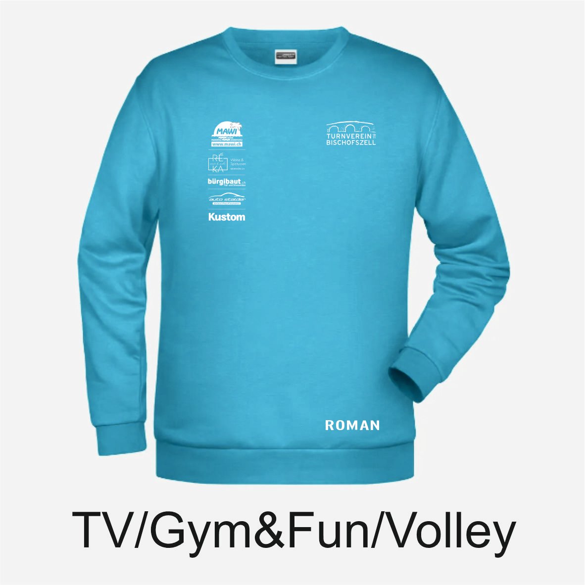 TVB Damen Sweater - turquoise