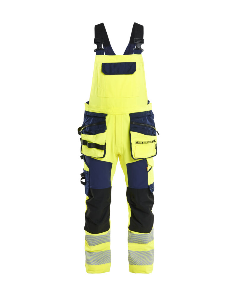 High Vis Latzhose 4-Wege-Stretch