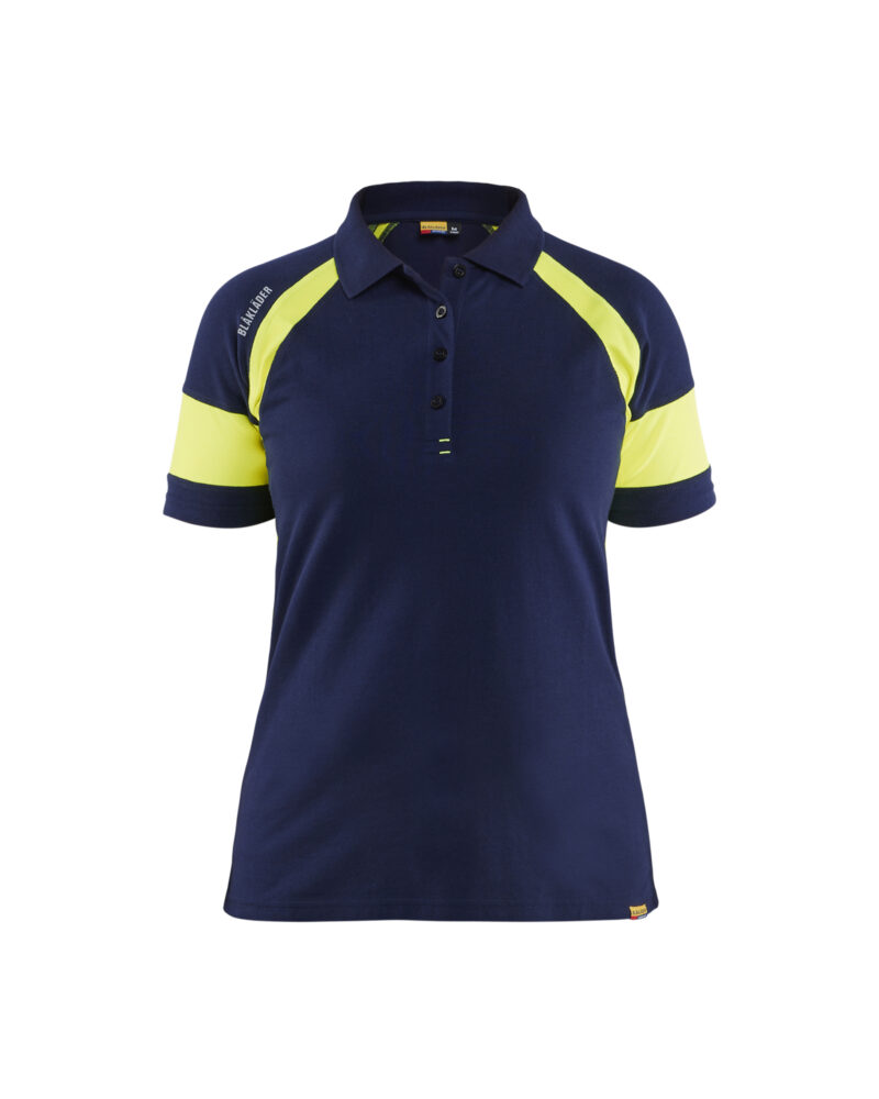 Damen Poloshirt mit High Vis