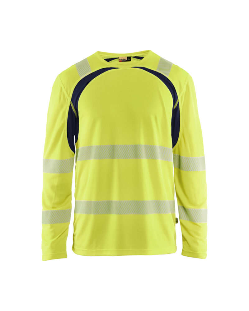 High Vis Langarmshirt mit UV-Schutz