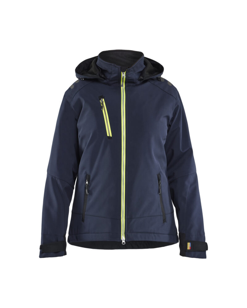 Leichte gefütterte Damen Winterjacke Softshell